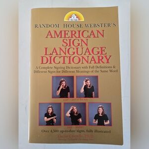 American Sign Language Dictionary Book
